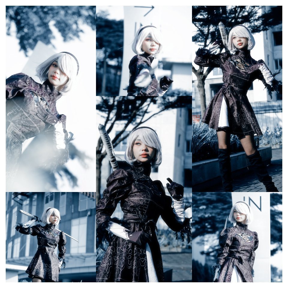 2B cosplay photo series