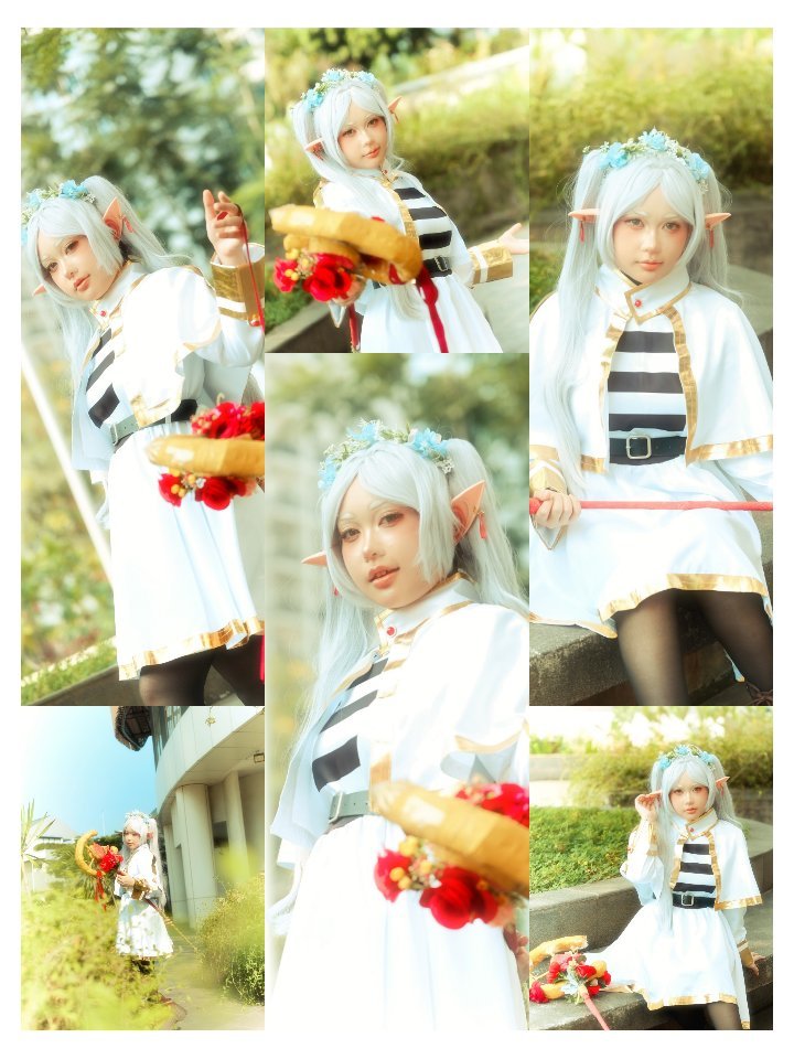 Frieren cosplay photo series
